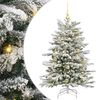 vidaXL Brad de Crăciun artificial cu ramuri articulare Alb 120 cm