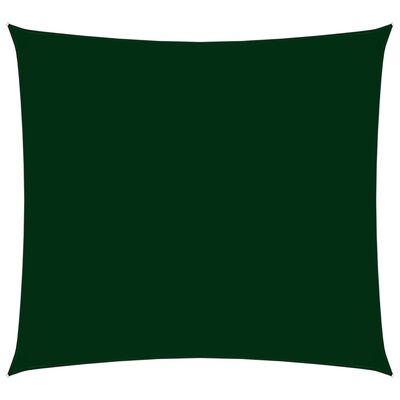 vidaXL Parasolar, verde închis, 2,5x2,5 m, țesătură oxford, pătrat
