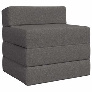 vidaXL Canapea Pat Pliabilă Gri deschis 70 x 60 x 63 cm Țesătură