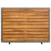 vidaXL Dulap cu raft Gri 70 x 50 x 87 cm Poliester și Rattan Roly