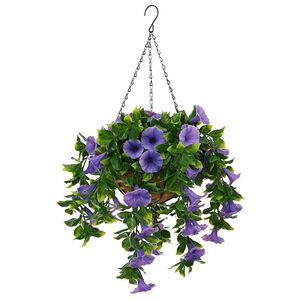 vidaXL Flori Artificiale Violet 66 x 75 x 70 cm PE și oțel