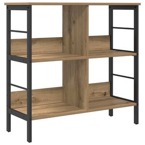 vidaXL Raft pentru cărți 4 niveluri 82 x 32 x 79 cm Lemn prelucrat