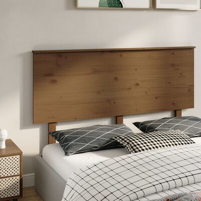 vidaXL Tăblie de pat, maro miere, 154x6x82,5 cm, lemn masiv de pin