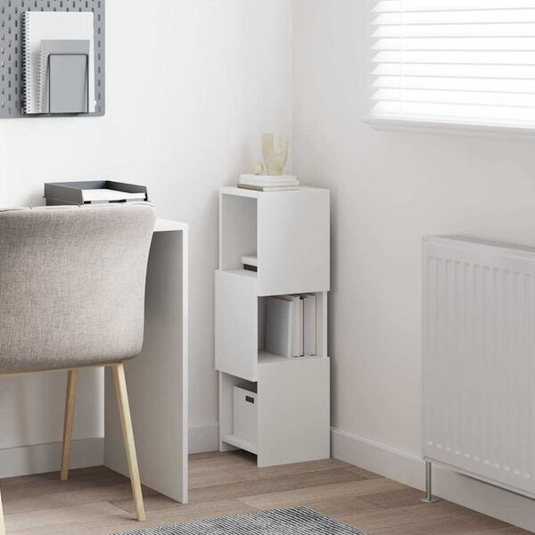 vidaXL Dulap de colț 25,5x25x80cm Lemn compozit