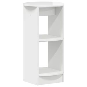 vidaXL Dulap lateral Alb Lucios Lemn prelucrat