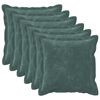 vidaXL Perna decorativă 6 buc. HOUTEN Albastru Mării 30 x 30 cm