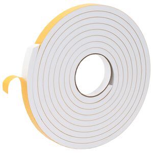 vidaXL Bandă din spumă autoadezivă 20 buc. Alb 20mm x 5m Spumă CR