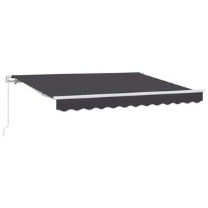 vidaXL Copertină retractabilă Antracit 300 x 200 cm țesătură