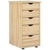 vidaXL Dulap 34 x 39 x 61,5 cm Lemn de pin masiv Maro