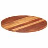vidaXL Blat de masă rotund, 70 cm, 25-27 mm, lemn masiv acacia