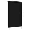 vidaXL Rulou textil Negru 180 x 250 cm Țesătură și Aluminiu