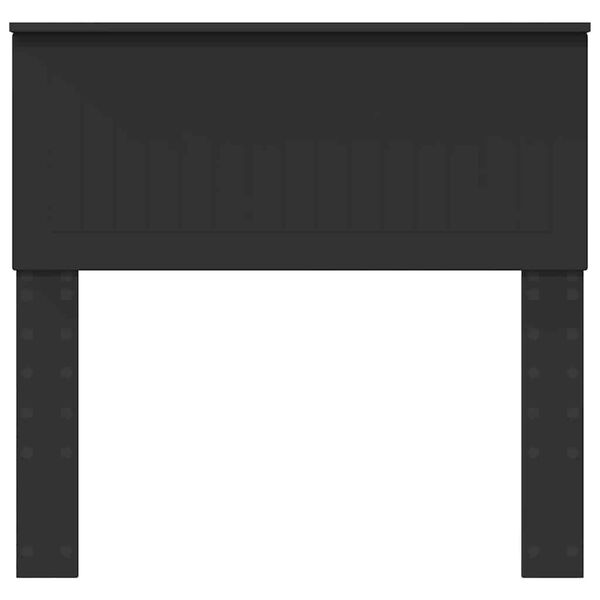 vidaXL Tăblie cap cu headboard Stejar Negru 90 cm Lemn compozit