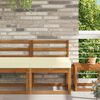 vidaXL Perna pentru canapea de exterior Crem 60 x 60 x 8 cm Poliester