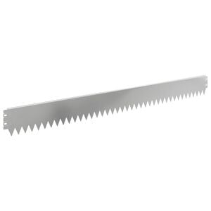 vidaXL Margine pentru gazon 10 buc. 103 x 10 cm Oțel Argintiu