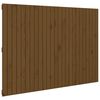 vidaXL Tăblie de pat pentru perete, maro miere 159,5x3x110 cm lemn pin