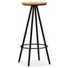 vidaXL Set mobilier de bar, 5 piese, lemn masiv reciclat