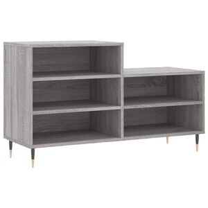 vidaXL Pantofar, gri sonoma, 102x36x60 cm, lemn prelucrat
