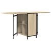 vidaXL Masă de dining 144 x 60 x 75 cm Lemn prelucrat Stejar Sonoma