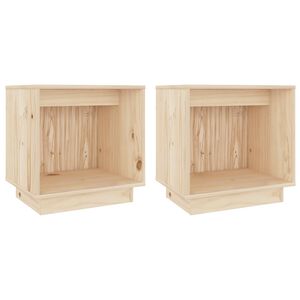 vidaXL Noptiere, 2 buc., 40x30x40 cm, lemn masiv de pin