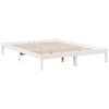 vidaXL Cadru pat foarte lung fără saltea alb 160x210 cm lemn masiv pin