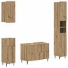 vidaXL Set de dulapuri pentru baie, 4 piese ZWOLLE Stejar Artizanal