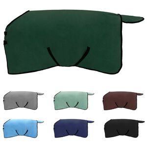 vidaXL Pătură pentru cai Verde &icirc;nchis complet Poliester