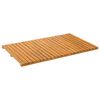 vidaXL Covoraș de baie Simplu Maro 80 x 50 cm Lemn Solid de Acacia