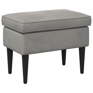 vidaXL Taburet Gri deschis 55 x 35 x 41 cm Catifea