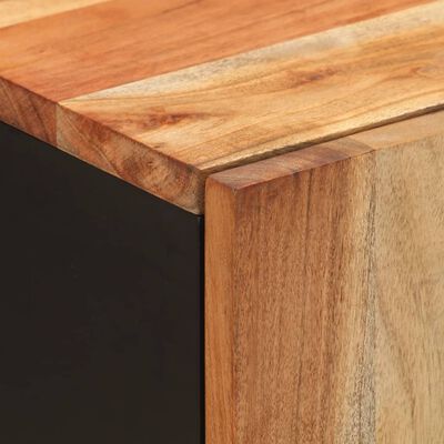 vidaXL Dulap de baie, 38x33x58 cm, lemn masiv de acacia