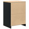 vidaXL Dulap depozitare garaj negru 60x51x85 cm lemn masiv de pin