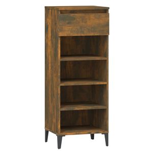 vidaXL Pantofar, stejar fumuriu, 40x36x105 cm, lemn prelucrat