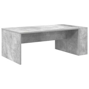 vidaXL Masă de cafea Gri din beton 95 x 50 x 34 cm Lemn prelucrat