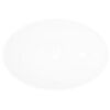 vidaXL Chiuvetă ovală, alb, 40 x 33 cm, ceramică premium