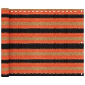 vidaXL Paravan pentru balcon, multicolor, 75x400 cm, HDPE