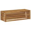 vidaXL Bancă de exterior natural 115 x 43 x 37 cm Lemn Solid de Acacia