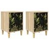 vidaXL Dulap de noapte RHENEN 2 buc. Stejar Sonoma 36 x 33 x 50 cm