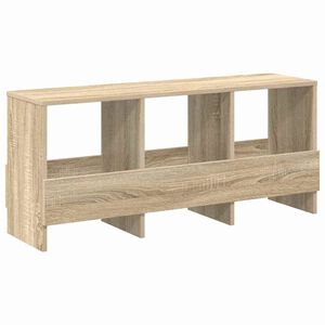 vidaXL Raft pentru reviste Stejar Sonoma 102 x 30 x 45 cm