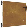 vidaXL Poartă de grădină 85x100 cm, oțel corten, design copac