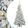 vidaXL Brad de Crăciun artificial cu ramuri articulare Alb 240 cm