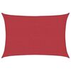 vidaXL P&acirc;nză parasolar, roșu, 4 x 5 m, HDPE, 160 g/m&sup2;