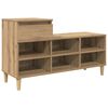 vidaXL Dulap pentru pantofi Stejar Artizanal 102 x 36 x 60 cm