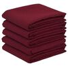 vidaXL Țesătură pentru masă 5 buc. Roșu Vin 110 x 180 cm