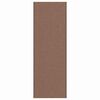 vidaXL Covoraș de intrare Maro și negru 120 x 350 cm 100% Poliamidă