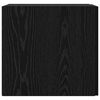 vidaXL Dulap montat pe perete Stejar Negru 30 x 42.5 x 39.5 cm