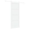 vidaXL Ușă glisantă ORKDAL 83 x 211 cm Lemn prelucrat Alb