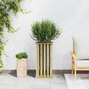 vidaXL Jardinieră Maro 33 x 33 x 65 cm Lemn de pin impregnat