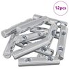 vidaXL Nucă 12 buc. Zincat 60 x 12 mm Fier