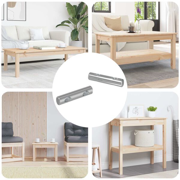 vidaXL Nucă 2 pcs Zincat 60 x 12 mm Fier