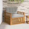 vidaXL Set de canapele de exterior Lemn de acacia solid și poliester