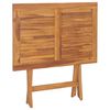 vidaXL Set mobilier de exterior pliabil, 5 piese, lemn masiv de tec